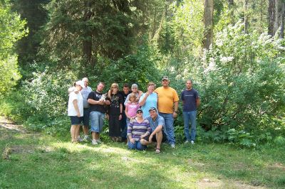 First Cope family gathering near Palisades Reservior